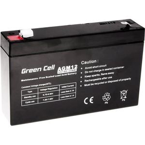 BATTERIE DOMOTIQUE Batterie d'alimentation AGM VRLA Green Cell 6V 7Ah