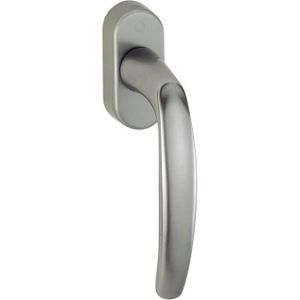 Hoppe Poignée de fenêtre Atlanta bouton-poussoir 35 mm aluminium alu Blanc 0530sv//u26 f9016