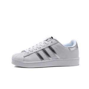 adidas superstar gris argenté