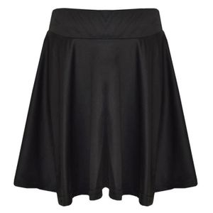 Jupe Patineuse Plissée Marks & Spencer Noire, Taille UK 14, Neuve Avec étiquettes