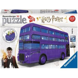 PUZZLE Puzzle 3D Magicobus Harry Potter - Ravensburger - Véhicule 216 pièces - Sans colle - Dès 12 ans