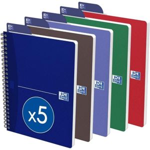 Oxford Multiclass Classique Cahier Spirale A4+ 180 Pages Grands