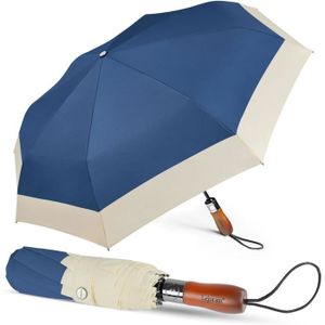 PARAPLUIE Grand parapluie de Golf Compact, voyage de 54 pouces, grand coupe-vent pliable et automatique pour hommes, robuste, revêtemen[Y6314]