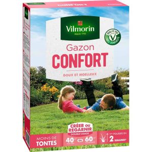 GAZON NATUREL VILMORIN Semences de gazon Confort - 1 kg