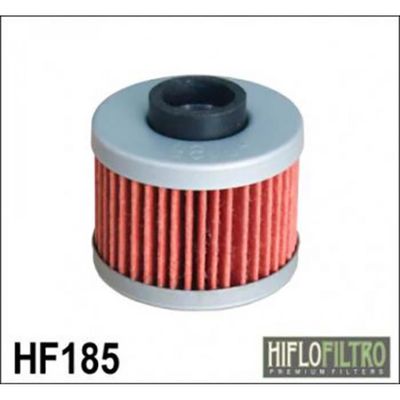 Filtre à Huile HIFLOfiltro HF185 - Compatible Peugeot Satelis 125 (2006-2012) - Filtre Neuf Type Origine