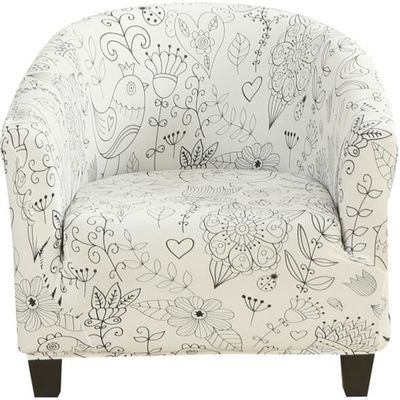 Housse Fauteuil Cabriolet Extensible – Velours élastique Antidérapant – Taille Universelle – Protection Salle à Manger, Salon