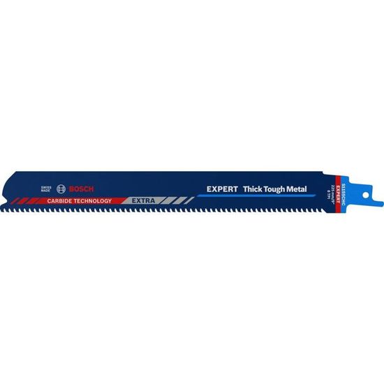 Lame pour scie sabre BOSCH Expert 'Thick Tough Metal' S1155CHC - métal - 225 mm