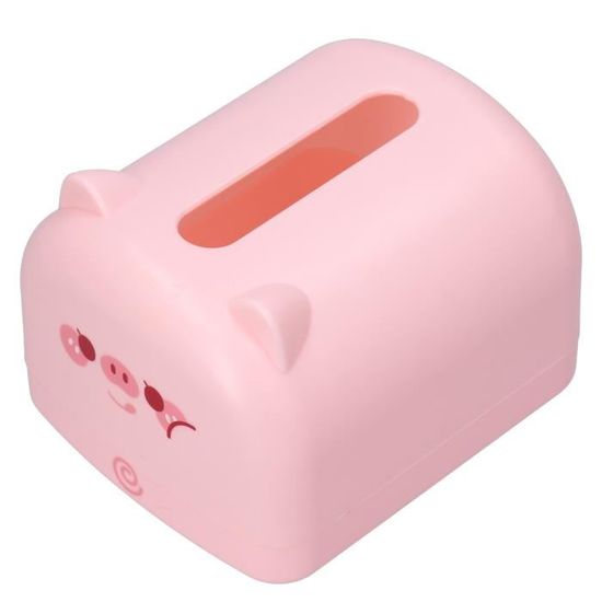 HUSHUI Boîte à Mouchoirs Mignonne Chat - Décoration Bureau Et Maison, Plastique 22x16x13cm