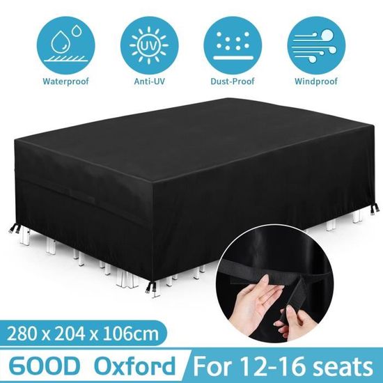 Housse De Protection étanche 600D Pour Téléviseur Extérieur - Plusieurs Tailles (55-58 Pouces Et Autres) - Avec Poche Pour Télécommande - 8