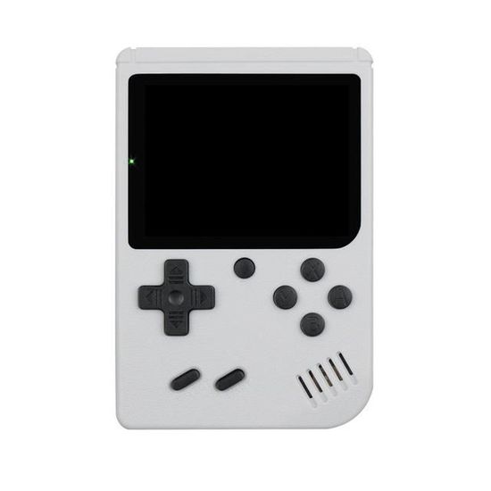 Console Compacte Voyage Camping Mini Console De Jeu Vidéo Portable Rétro - 500 Match Gris - 8 Bits - 3 Jeux Vidéo Portable Classique