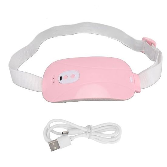 BigKing Ceinture Utérine Chauffante Électrique USB - Massage Et Chaleur Pour Soulager Les Règles