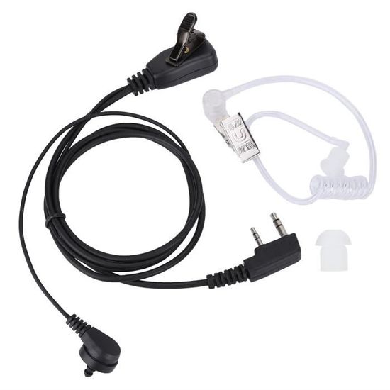 Casque PTT Sans Fil Pour Talkie-walkie - Interface Type K - Compatible 888S, K5 - Portée 10 M - Chargement USB-C