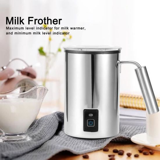Mousseur à Lait électrique Sans Fil - Pour Café Latte, Cappuccino - Rechargeable USB - Couleur Beige