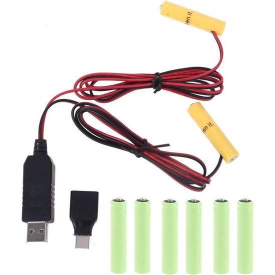 Adaptateur Secteur Pour Remplacer Les Piles AA/AAA - Éliminateur De Piles Avec Fiche UE - 4,5V 800mA - Câble 3m - 10