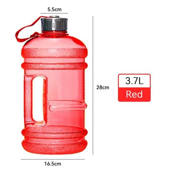 Bouteille d'eau en PP réutilisable, avec paill... - Grandado Bouteille d'eau en PP réutilisable, avec paill... - Grandado