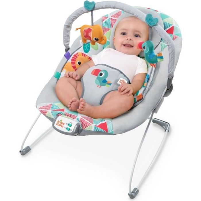 Bright Starts Transat Bebe Toucan Tango Gris Cdiscount Puericulture Eveil Bebe