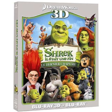 Blu Ray 3d Shrek 4 Il Etait Une Fin Le Dernier Chapitre En Dvd Dessin Anime Pas Cher Mitchell Mike Cdiscount