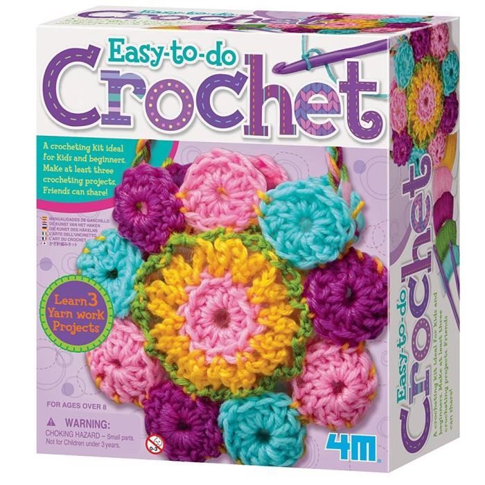 Loisir Créatif Kit Crochet Pour Enfant Coffret Débutant 8 Ans