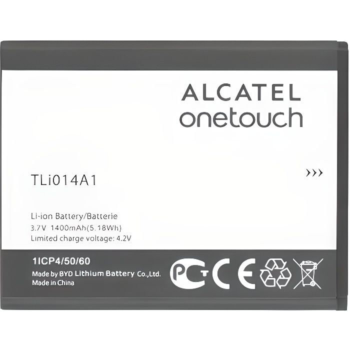 Originale Batterie Alcatel TLi014A1 Pour Alcatel One Touch POP C3 /4033A 4033E / 4033X