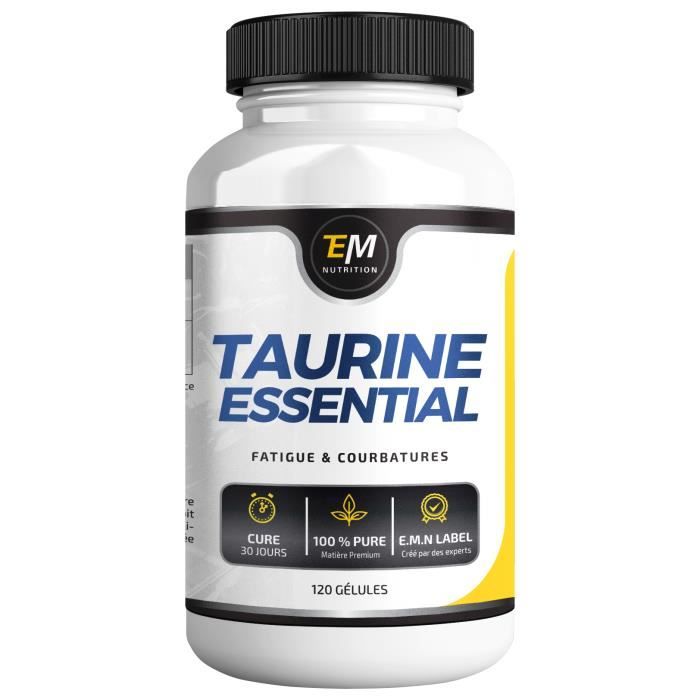 Taurine Qualité - 120 Capsules