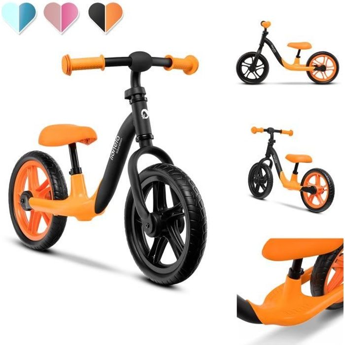 LIONELO Draisienne Alex vélo pour enfant - Orange