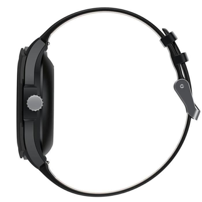 Montre Connectée Noir Tactile Plein Écran Couleur Multi-fonction Bluetooth 4.0 Bracelet à Puce