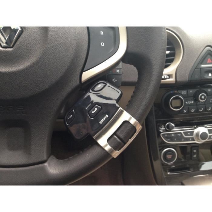 Kit mains libres voiture volant Auto Bluetooth Kit voiture sans fil Bluetooth haut parleur avec chargeur de voiture pour téléphone