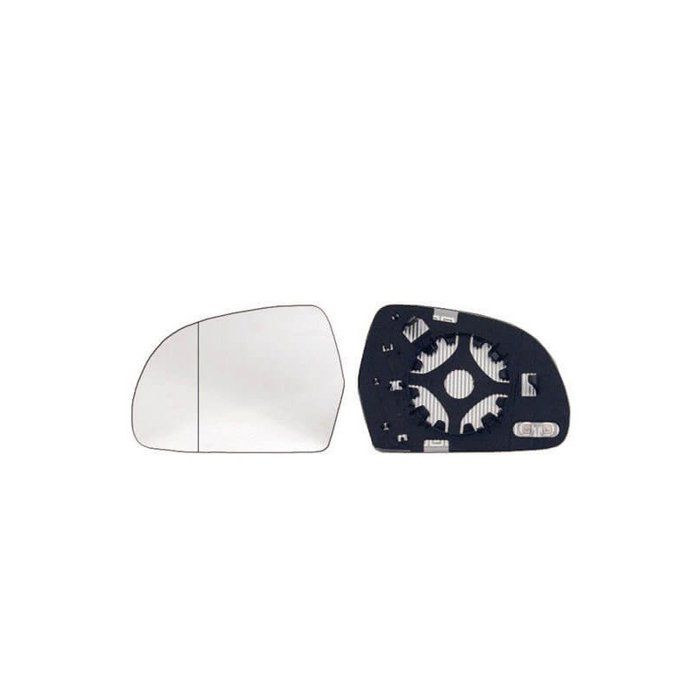 Miroir Glace rétroviseur gauche pour AUDI A4 IV ph. 1 2007-2011, dégivrant, asphérique, Neuf.