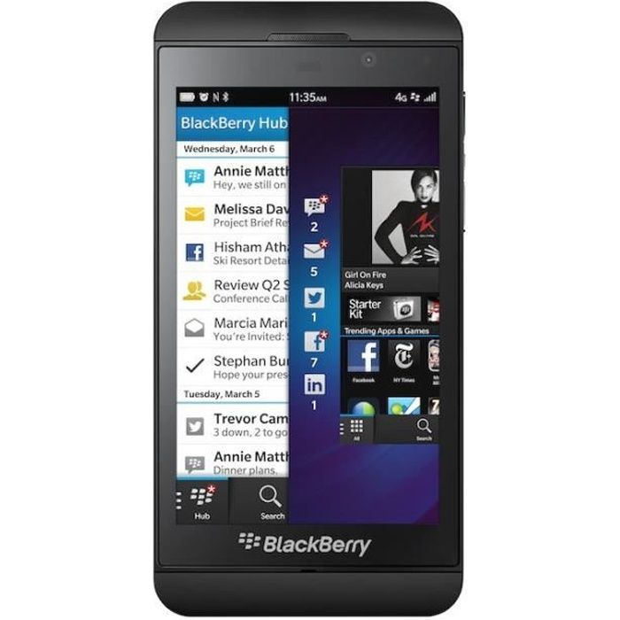 BlackBerry 3G Z10 – Smartphone Orange Débloqués-(écran tactile de 4,2 \