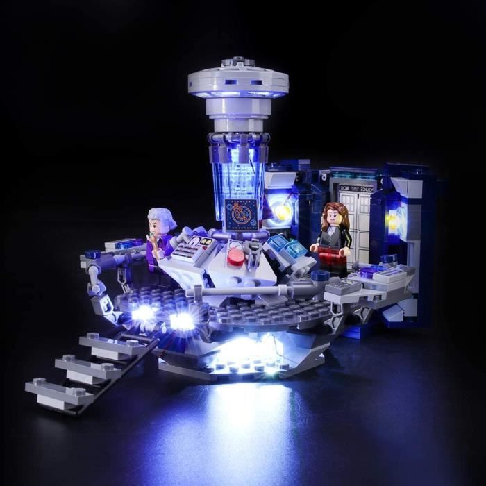 BRIKSMAX Kit de LED pour Lego Ideas Doctor Who, Compatible avec la Maquette Lego 21304 - Maquette Lego n'est Pas incluse