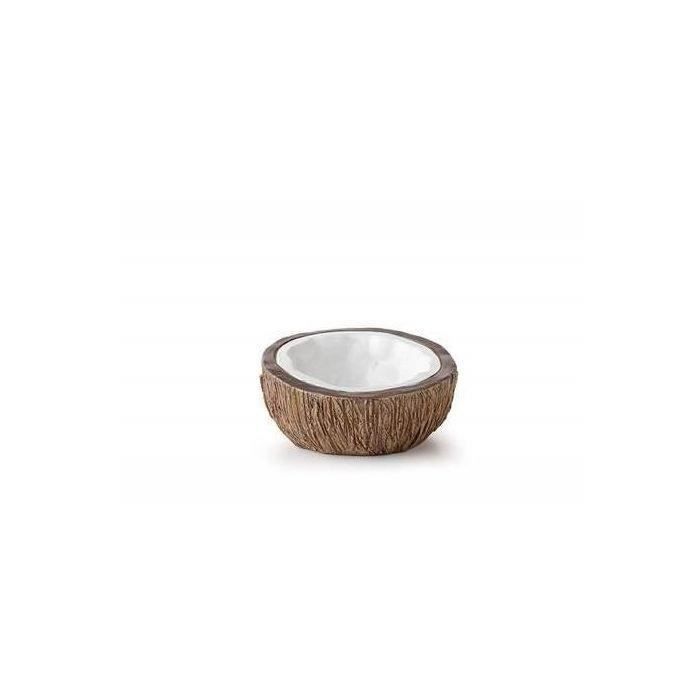 EXO TERRA Gamelle en forme de noix de coco - 10,5 x 10,5 x 4,8 cm (Lot de 3)