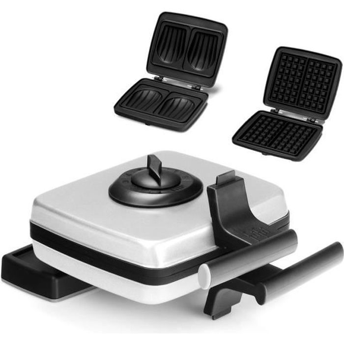 Frifri - croque-gaufre 2 plaques 2x600w - wa102a