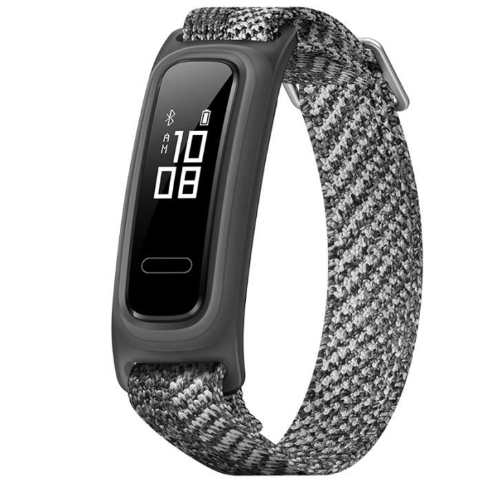 Huawei Band 4e Bracelet Intelligent Etanche Moniteur Cardiaque Santé Fitness Tracking Tressé Gris