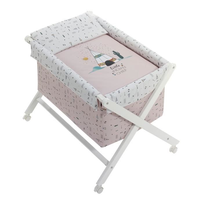 Interbaby - D80222-02 - Berceau en Croix - Mod.Dakota - Rose