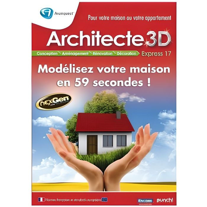 Logiciel PC MICRO APPLICATION Architecte 3D E