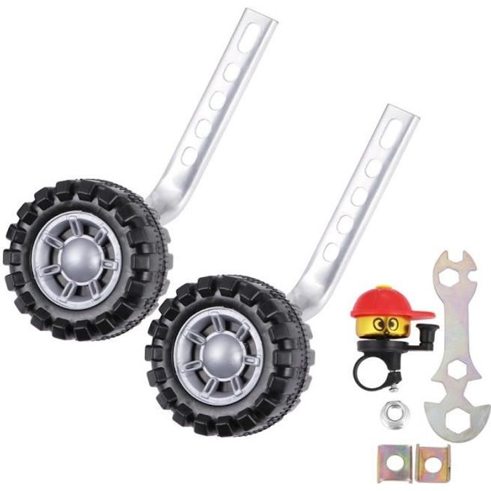 1 jeu de roues stabilisatrices pratiques d'entraînement pour enfants VELO ASSISTANCE ELECTRIQUE