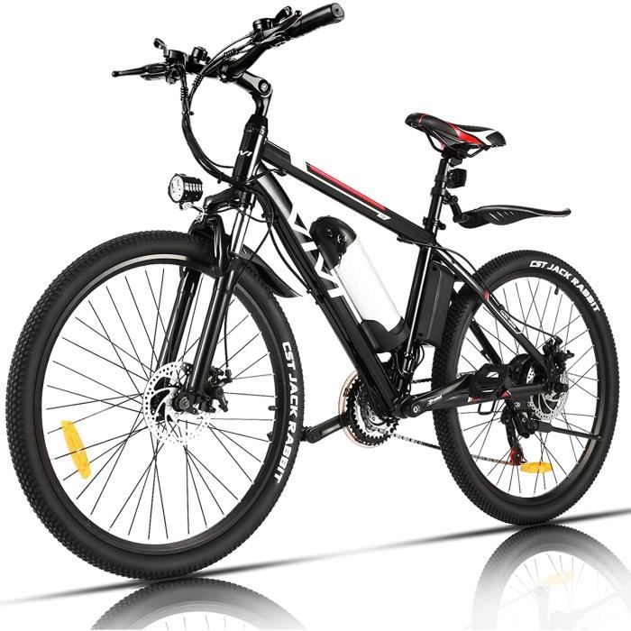 VIVI Vélo Électrique Adulte Vélo de Montagne 26- avec Moteur 350W- Batterie 36V-8Ah Amovible-Engrenages 21 Vitesses
