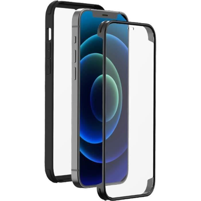 Coque pour iPhone 13 Pro Max (2021) 6,7'', avec Protecteur d'Ecran Intégré, Dos Transparent, Bumper Antichoc Protection