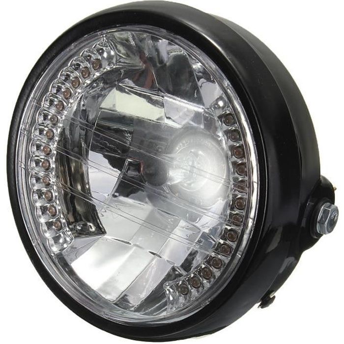 phare rond led moto