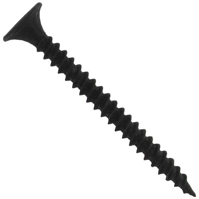 VYNEX Vis pour plaque de plâtre - 3,5 x 55 mm - Acier phosphaté noir