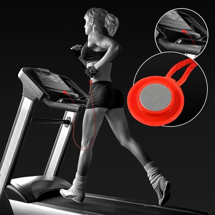 Clé de Sécurité de Machine de Course Tapis de Course Fitness Sécurité Magnétique RU