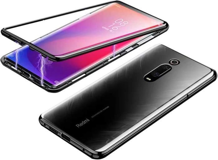 Coque 360 Magnétique Verre Trempé Pour Redmi 10A, Note 9, Etc. - Protection Complète