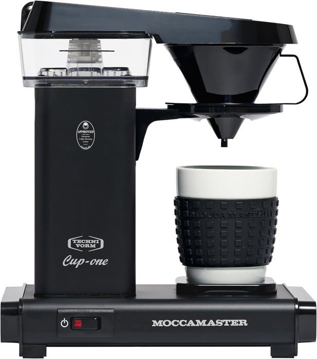 CupOne, Cafetiere Filtre, Cafetières, Tasse Café, Noir Mat, 0.3 Litre