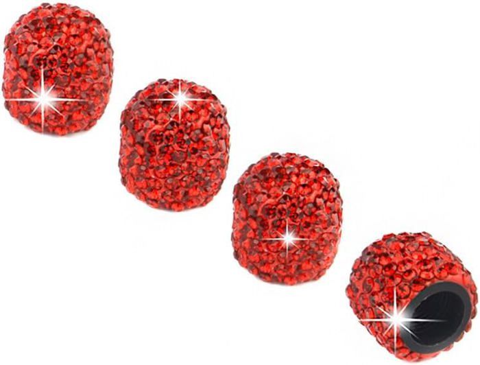 4 Pièces Bouchons Valve Pneu Voiture Pour Mitsubishi, Anti Rouille Bouchon Soupape Air Couvercle