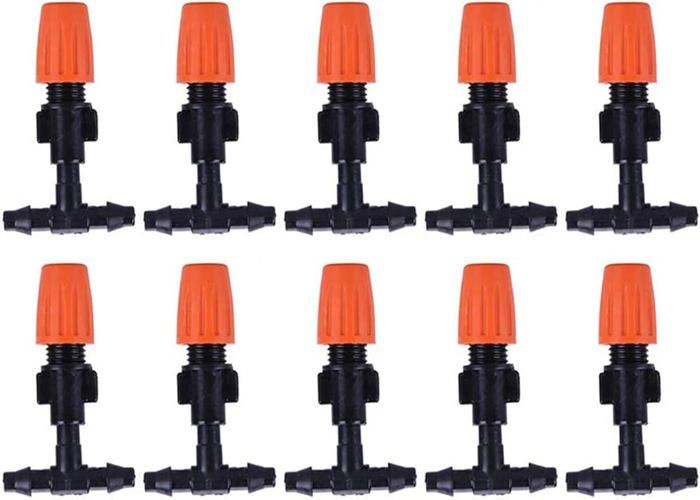 Lot De 10 Buses Brumisation Cuivre 6 Mm - Connexion Rapide, Pour Jardin, Serre, Rafraîchissement Terrasse - 9