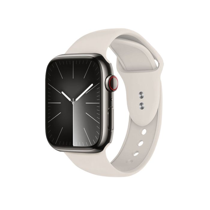 Crong Liquid – Bracelet pour Apple Watch 38/40/41/42 mm (beige pierre)