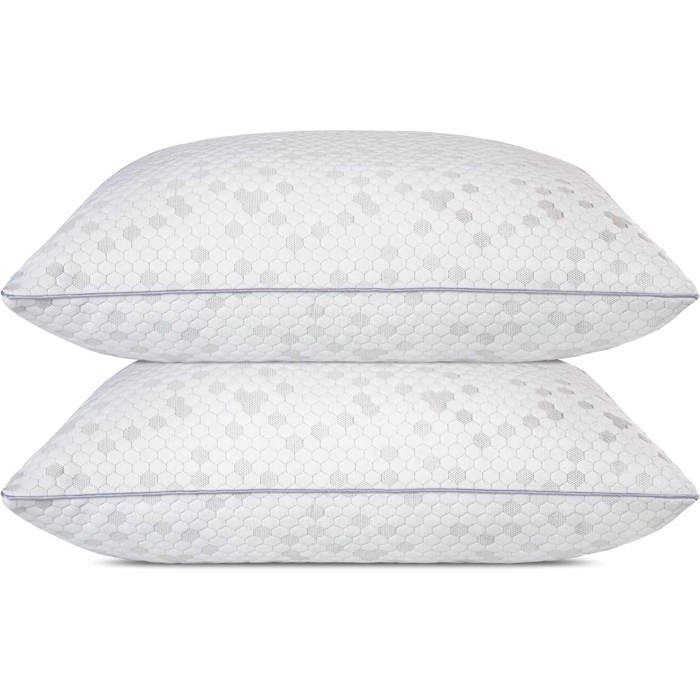 Oreiller Memoire Forme 50x70 cm Lot de 2 Oreiller Ergonomique