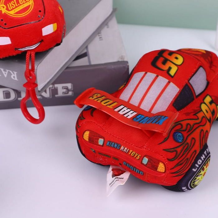 Peluche Lightning McQueen Cars 3 - Figurine Souple Jouet Enfant, Plusieurs Tailles (17/25/35 Cm)