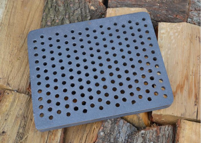 SEZAM Grille de Poêle en Fonte Avec Trous - Compatible Avec