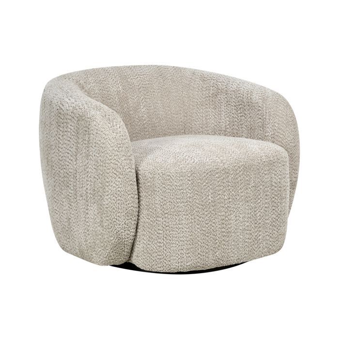 Fauteuil pivotant TORE Tissu Beige
